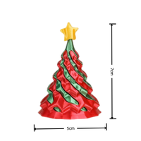 Sculpture de Noël imprimée en 3D en forme de cône spiralé, jouet anti-stress, décoration pour la maison, le bureau et le bureau à domicile