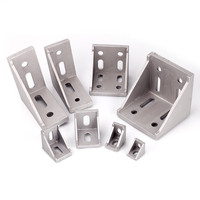 Raccords d'angle en Aluminium 2020, 20x20x17mm, support d'angle pour connecteur, profilé en Aluminium, routeur CNC