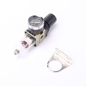 ตัวกรองลมพร้อมเกจวัดแรงดันและขายึดสำหรับเครื่องอัดอากาศ Baofeng Pneumatics รุ่น AW2000 02 - Product Image 1