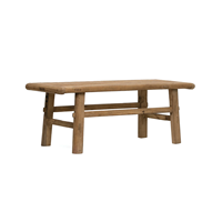 Table basse en bois minimaliste, table centrale élégante pour la décoration moderne du salon