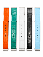 Bracelet en cuir véritable gaufré crocodile de luxe pour Whoop 5.0, 24 cm réglable, logo personnalisé, stock disponible, livraison rapide