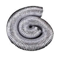 Tuyau flexible isolé en aluminium pour climatiseur, matériau brut 6mic AL + 15mic PET, vente directe usine à bon prix