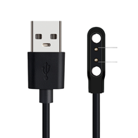Câble de charge magnétique USB 2 broches en cuivre pur Ls02 pour montre intelligente pour enfants, compatible avec Xiaomi Haylou Solar Ls05