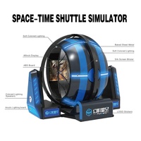Simulador de Cine 9D 360, Simulador de Vuelo VR 720 Grados, Montaña Rusa y Silla 9D VR