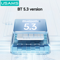 USAMS YQ24 Earbuds TWS Hot in Ear dengan Neckband, Headphone Nirkabel Klasik, Headset Olahraga