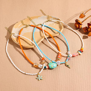 Collier Minimaliste Image Dainty Stack Collier Pendentif en Céramique - Product Image 4