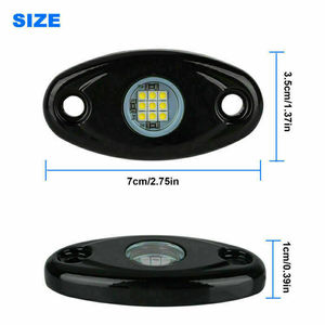 ไฟหินแอลอีดีสีเดียวกันน้ำไฟแท่นขุดเจาะลำตัวสำหรับรถยนต์ SUV off-road อัตโนมัติไฟภายนอก - Product Image 4