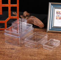 Boîte transparente carrée de bonne qualité, petites boîtes à Dessert de bonbons tiramisu en plastique Transparent PS Mini boîte de rangement en plastique