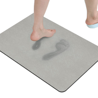 Tapis de bain blanc en caoutchouc naturel, antidérapant Super absorbant, tapis de sol personnalisé, pour salle de bains, porte de salle de bains, 1 pièce