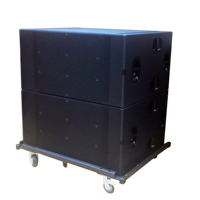 Subwoofer passif de haute qualité, double subwoofer passif de 18 pouces, système audio professionnel alimenté