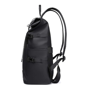 TOUGH SLHS Nylon <b>Backpack</b> 20-37L <b>Waterproof</b> Zipper Closure Minimalist Daily Use Business <b>School</b> <b>Backpack</b> - Product Image 4
