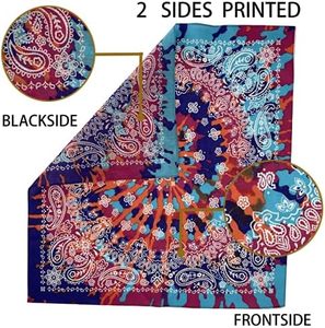 Pañuelos Unisex de Algodón Súper Suave con Estampado Floral, Paquete Individual, 22 Pulgadas, Pañuelo Grande Estilo Vaquero con Bonito Empaque - Product Image 2