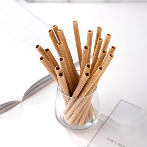 شفاطة شرب من الخيزران طبيعية قابلة للتحلل وقابلة لإعادة الاستخدام متينة من BPA خالية من BPA - Product Image 3