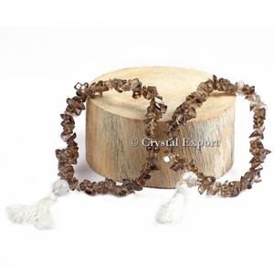 High Quality Smokey Quartz Chips Power Healing <b>Bracelet</b> From Khambhat - Product Image 1