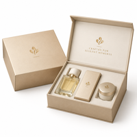 Boîte de luxe écologique avec lamination mate, fermeture magnétique, logo en relief, emballage rigide personnalisé pour cosmétiques, crème pour le visage
