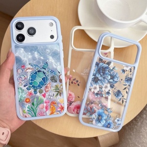 เคสโทรศัพท์มือถือแบบใสพิมพ์ลายดอกไม้สำหรับผู้หญิง ผลิตตามสั่ง OEM สำหรับ iPhone 18 pro max 17Air 16plus 15 14 ฝาหลังใส ขายส่ง - Product Image 6
