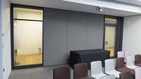 Cloison Murale Acoustique Mobile et Pliable Moderne pour Salle de Conférence d'Hôtel, Salle de Sport, Décoration Économique et Amovible