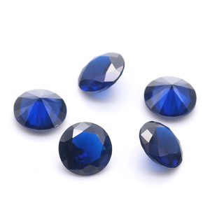 1000 Peças por Saco Cera de Alta Temperatura para Fixação de Pedras Preciosas 114 #   Pedras Soltas de Espinela Sintética Azul Redonda de 0,9 MM a 3 MM - Preço por Unidade - Product Image 2