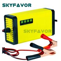 Chargeur de batterie intelligent multiple 12V 2A pour voiture, moto, voiture jouet, batteries Gel AGM au plomb-acide, avec réparation par impulsions, chargeur 12V