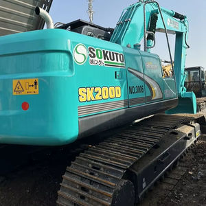 Excavatrice sur chenilles d'occasion Kobelco SK200D du Japon avec moteur, boîte de vitesses et pompe en parfait état, prix bas à vendre - Product Image 2