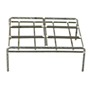 Gelsonlab HSG-204 Square Hole Nickel Chrome Wire Lab Crucible Support Rack Stand