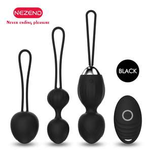 Jouets sexuels pour femmes, œufs vibrants à télécommande en <span class=keywords><strong>silicone</strong></span> 2 en 1, exercices vaginaux, boule de Kegel - Product Image 4