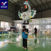 Model Figur Balon Tiup Kartun untuk Iklan Luar Ruang