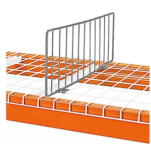 Rak palet pembagi dek jala kawat untuk penyimpanan gudang Decking Snap-in kawat jala berdiri rak palet pembagi - Product Image 3