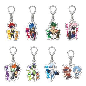 Anime <span class=keywords><strong>SK8</strong></span> The <span class=keywords><strong>Infinity</strong></span> Porte-clés Reki Kyan Langa Hasegawa Cosplay Acrylique Double Face Porte-clés Porte-clés Pendentif Prop Bijoux - Product Image 6