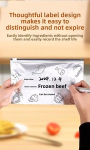 Aluminum Foil Fresh-Keeping Sealed <b>Storage</b> Bag for Household Refrigerator Food Compact <b>Microwave</b> Seal Design - Product Image 3