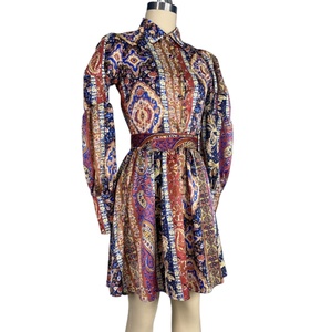 Vestido Largo con Tirantes y Estampado de Puntos, Estilo Vintage, Colorido, Sexy, a la Moda, Hermoso, en Oferta, para el Verano 2024 - Product Image 1