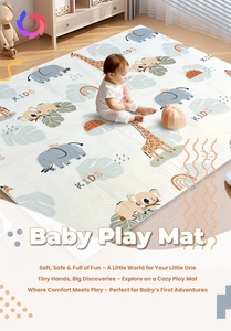 Tapis <span class=keywords><strong>de</strong></span> jeu pliable imperméable pour bébé en mousse XPE, tapis d'éveil pour une activité ludique sécurisée et zone <span class=keywords><strong>de</strong></span> ramper pour enfants - Product Image 6