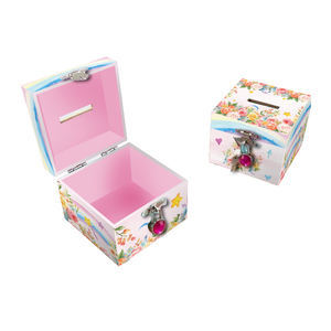 <span class=keywords><strong>Ever</strong></span> Bright 2025 nouveau Design tirelire meilleur vendeur boîte d'économie d'argent en bois MDF mignon tirelire pour les filles garçons cadeau d'anniversaire - Product Image 1