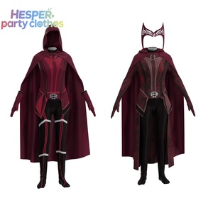 Disfraz de Cosplay de Wanda Vision y Scarlet Witch del Mismo Estilo que la Serie de TV, Incluye Chaleco, Vestido, Pantalones con Personaje Animal - Product Image 1