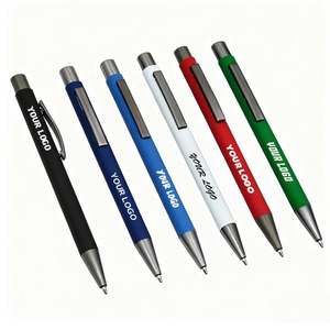 Bolígrafo de Gel Naranja con Logotipo Personalizado, Cuerpo Metálico, para Regalos Empresariales y Novedosos, Uso en Oficina, Venta al Por Mayor - Product Image 1