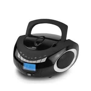 <span class=keywords><strong>Radio</strong></span> FM <span class=keywords><strong>portable</strong></span> Bluetooth avec <span class=keywords><strong>lecteur</strong></span> <span class=keywords><strong>CD</strong></span>, fentes USB et SD, son stéréo, batterie rechargeable pour la maison, le bureau et les voyages - Product Image 6