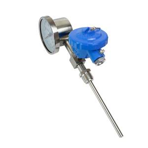 หม้อไอน้ำอุตสาหกรรมสแตนเลสทนการกัดกร่อน พร้อมเทอร์โมมิเตอร์ไบเมทัลลิกส์ส่งสัญญาณระยะไกล 4-20mA - Product Image 4