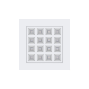 Panel Modular Troffer, Panel de Rejilla, Panel Reflectante - Product Image 1