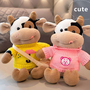Adorable Peluche Vache, Jouet en Peluche Vache du Zodiaque Chinois, Poupée en Tissu, Cadeau du Nouvel An, Cadeau d'Anniversaire pour Fille, Jouet Promotionnel - Product Image 1