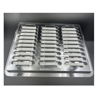 Lentille convexe en saphir pour endoscope, équipement médical, OEM 2.78*26.39mm, haute transparence, autoclavable, antireflet