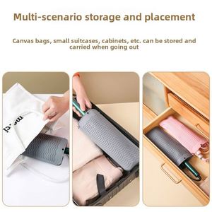 In-stock Hair Straightener Silicone Heat-Insulating Mat <b>Perm</b> <b>Rod</b> Anti-Scald Storage Bag Electric Flat Iron Curling Wand - Product Image 2