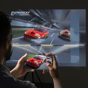 Top Selling Mini DLP Android Smart Wifi <b>3D</b> Portable Outdoor 4K Pocket Home Education <b>Projector</b> for Teaching L28 Portable Design - Product Image 5