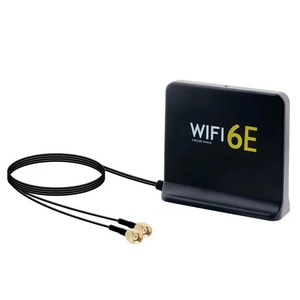 Carte de développement d'antenne WiFi 6E 12dBi 2.4G 5.8G 6GHz avec connecteur RP-SMA RG174 de 3 pieds et base magnétique pour carte PCIe WiFi 6E - Product Image 1