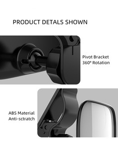 Sıcak satış otomatik esnek kullanım güvenli bebek araba güneşlik dışbükey cam ayna - Product Image 5