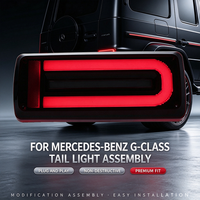 Pour Mercedes-Benz Classe G 07-17, ensemble de feux arrière W463G55G350G500G63, feux de circulation LED modifiés, 12V 25W 6000K