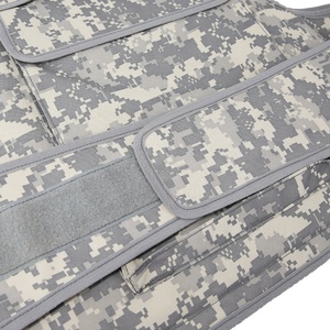 Armatura per giubbotto tattico balistico con rivestimento in Nylon con camuffamento digitale a doppia sicurezza per caccia all'aperto protettiva resistente - Product Image 4