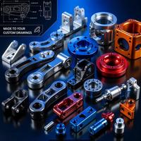 Segment de liaison de bras robotique CNC en aluminium usiné sur mesure, composants OEM usinés sur mesure, dessin requis
