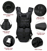 Sac à dos de randonnée anime multi-styles, sac à dos tactique léger pour l'escalade et la chasse, personnalisable avec logo, prix usine