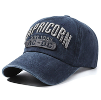 Gorra de Béisbol Personalizada de Alta Calidad Unisex de 6 Paneles de Sarga de Algodón con Logotipo Bordado en 3D y Letras en Relieve