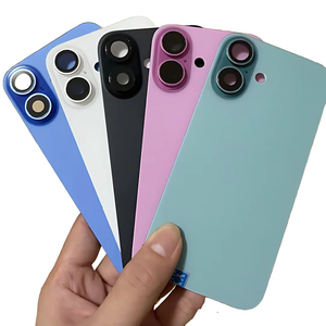 Cover Posteriore in Vetro + Flex NFC per <span class=keywords><strong>iPhone</strong></span> 16 15 <span class=keywords><strong>14</strong></span> <span class=keywords><strong>Plus</strong></span> Pro Max, Scocca Posteriore + Flex per Ricarica Wireless NFC - Product Image 1